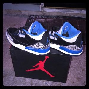 Authentic Air Jordan 3 Retro barely worn